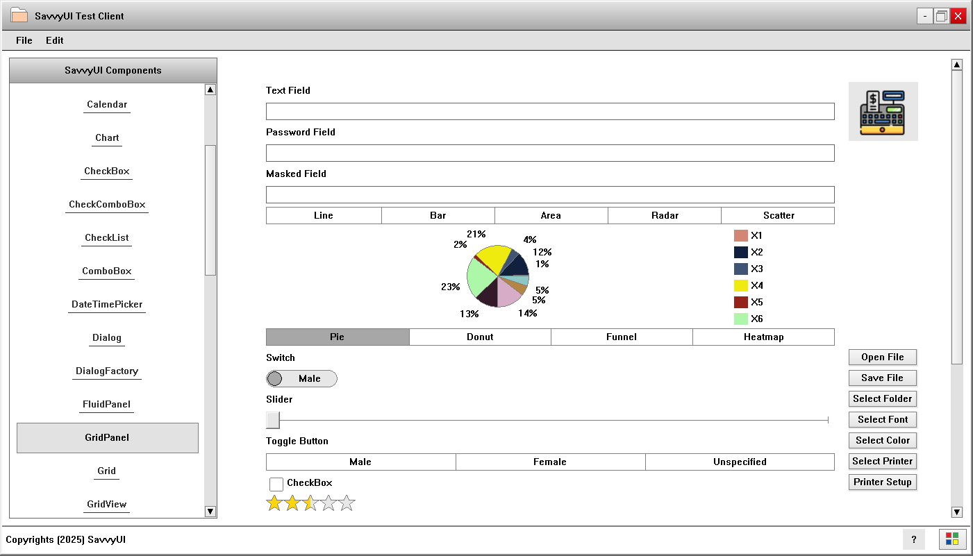 SavvyUI C++ Components