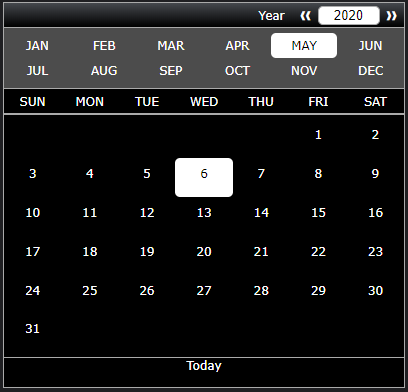 Calendar/Date Picker