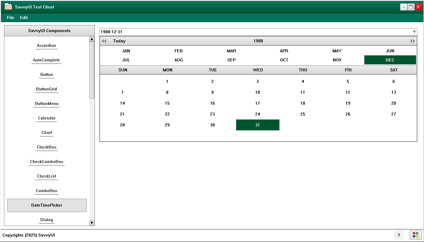 DateTimePicker Component