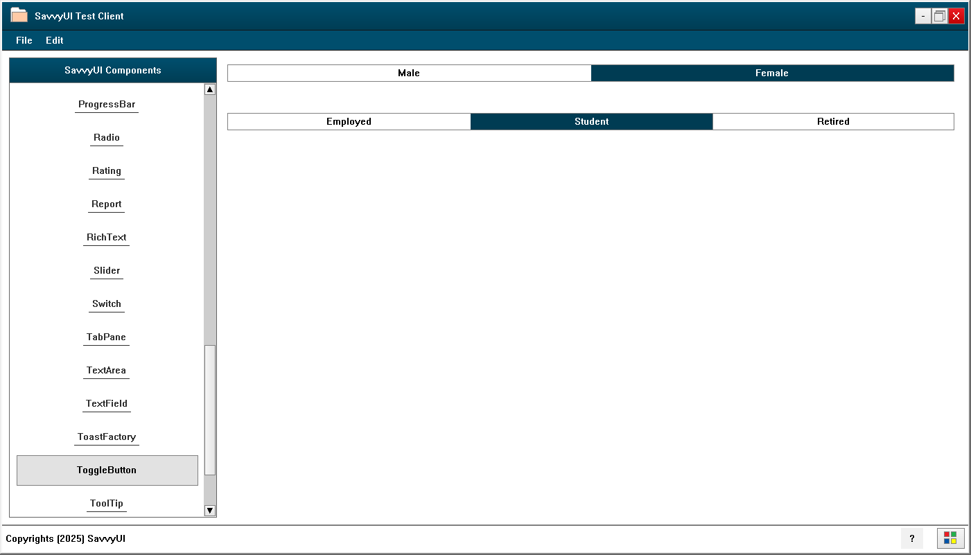 ToggleButton Component